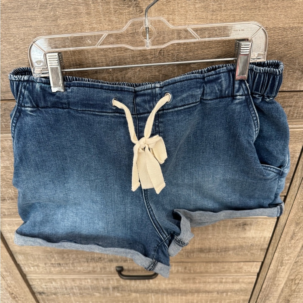 Ripe Maternity Dark Blue Jean Shorts